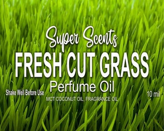 Fresh Cut Grass Perfume Oil Fragrance Roll On 10ml Strong Unique Scent by Super Scents
