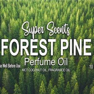 Forest Pine Perfume Oil Fragrance Roll On 10ml Strong Unique Scent by Super Scents