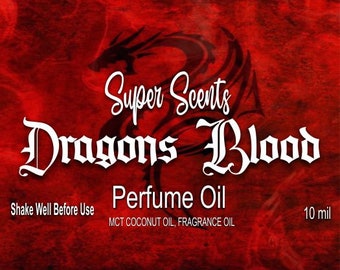 Perfume en aceite Dragons Blood, fragancia en roll-on, 10 ml, aroma fuerte y único de Super Scents para Halloween