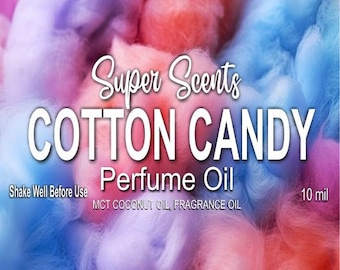 Cotton Candy Perfume Oil Fragrance Roll On 10ml Strong Unique Scent by Super Scents