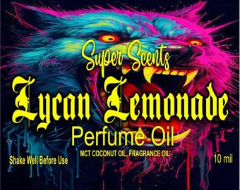 Lycan Limonade Parfumolie Geurroller 10ml Sterke Unieke Geur van Super Scents Citroenachtig Fruit Geparfumeerd