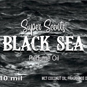 Black Sea Perfume Oil Fragrance Roll On 10ml Strong Unique Scent by Super Scents