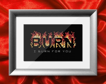 Bridgerton Schema punto croce: I Burn For You / Simon The Duke / Regé-Jean Page / Daphne / Phoebe Dynevor