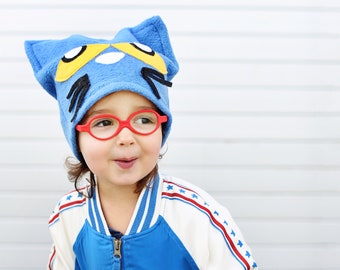 Pete the Cat | Fleece Hat Sewing Pattern | Kid Size - Adult | Costume