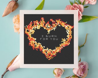 Bridgerton Schema punto croce: I Burn For You / Simon The Duke / Regé-Jean Page / Daphne / Phoebe Dynevor