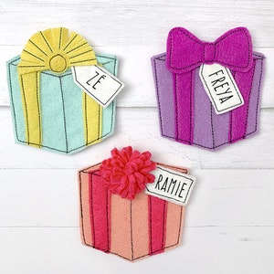 Birthday Badge Brooch | Felt Sewing & Embroidery Pattern with Pocket!