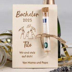 Regalo in denaro personalizzato | Laurea triennale, studi, laurea, laureati e studenti | Regalo in compensato di pioppo | Lotte Anton Hofmeister