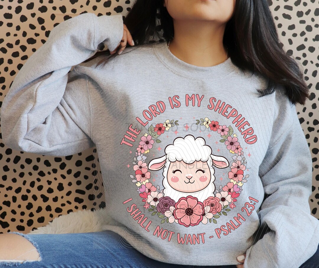 El Señor es mi pastor. Nada me faltará. SALMO 23:1 PNG - Etsy México