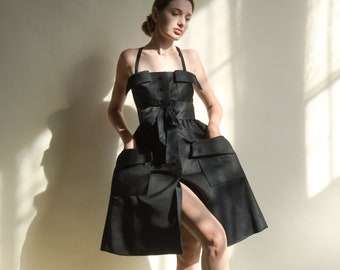 3148d / geoffrey beene classic little black dress
