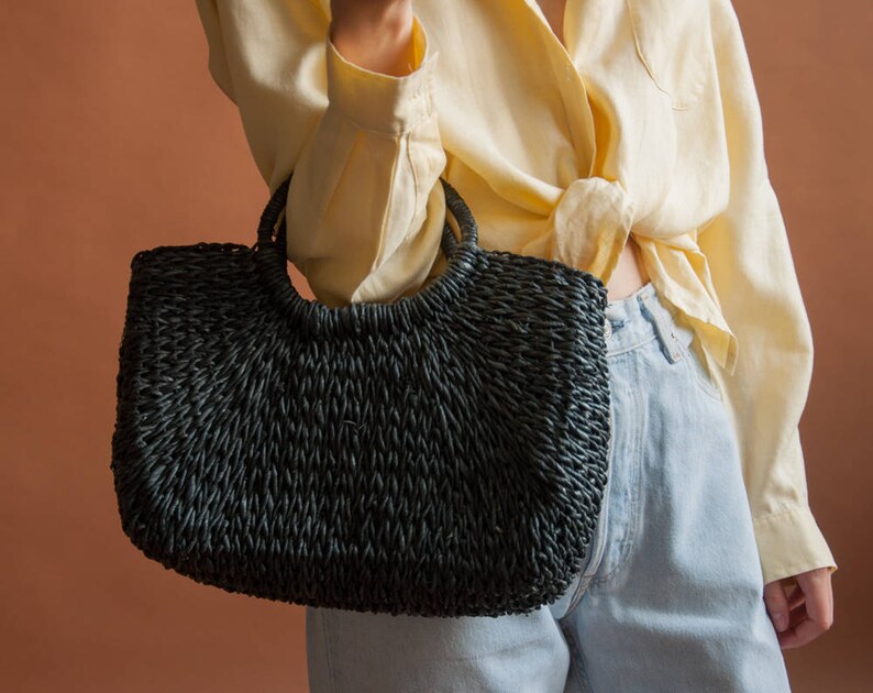 crochet travel bag