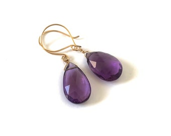 Amethyst earrings