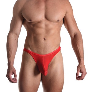 BfM Mens Sheer Net Thong Pouch Underwear