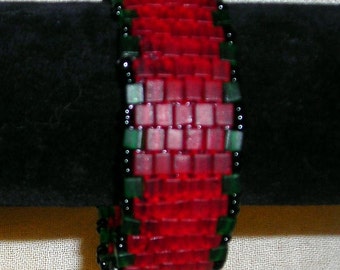 Wide beaded bracelet (WB-08)