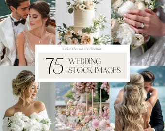75 Wedding Stock Photos, Bridal Stock Photos, AI Images, Midjourney, Wedding Stock Images, AI Stock Images, Lake Como, Photos for Instagram