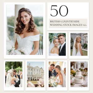 50 British Countryside Wedding Stock Images, AI Images, Wedding Stock Photos, AI Stock Images, Wedding Photography, Wedding couple, Bridal
