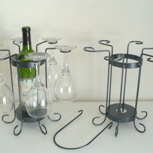 6-Glass tabletop wine holder image 2