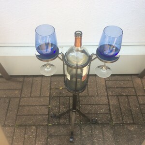 2-Glass single bottle outdoor wine holder image 4