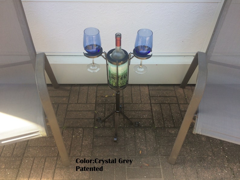 2-Glass single bottle outdoor wine holder image 1