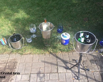 Outdoor 2-Glass Bucket Beer and Wine holder