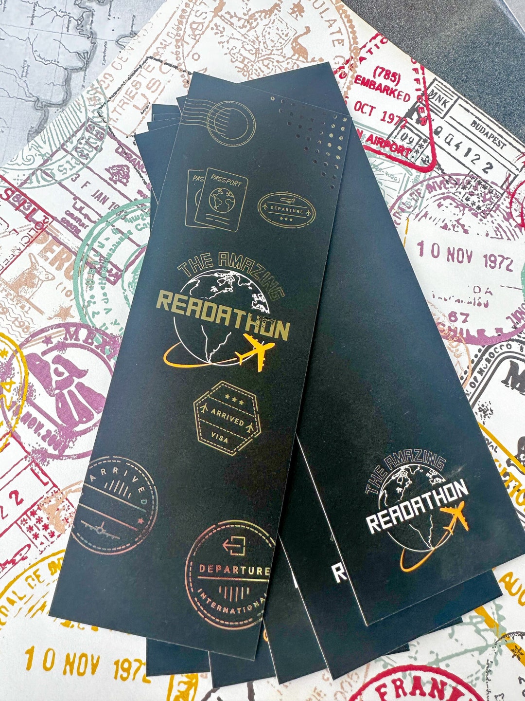 The Amazing Readathon Main Bookmark Etsy