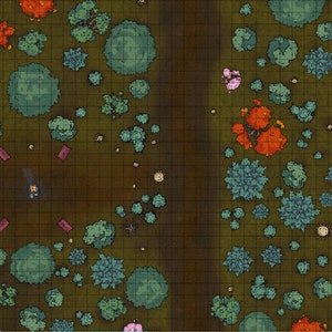 Roadside Camp-strijdkaart, D&D-strijdkaart, Dungeons and Dragons, DnD-strijdkaart, 5e, Roll20, Fantasy Grounds, Foundry, VTT, digitale kaarten