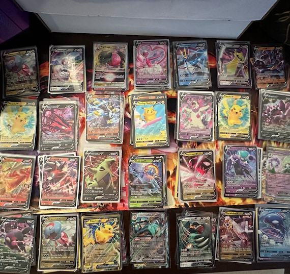 100 Pokemon Card Lot, Holo & Ultra Rare Guaranteed - Etsy