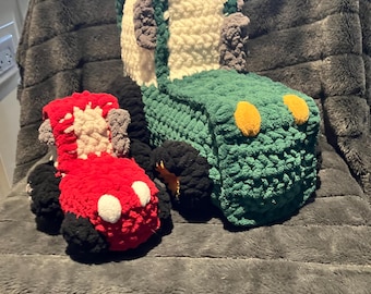 Bundle Tractor Crochet Pattern modelli grandi e piccoli