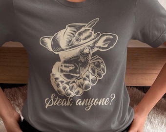 Lustiges Steak Liebhaber Shirt, Steak jeder T-Shirt, lustiges Fleisch BBQ T, Kochen Shirt, Grillmeister Kleidung, Foodie Kleidung, Fleischesser Shirt
