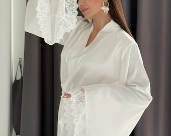 Vestaglia da sposa - Vestaglia per la sposa la mattina