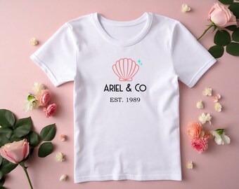 Camiseta Ariel , La Siretina , ArielT-Shirt, Disney Princess Shirt, Gifts for her, Disney Woman Tee, The Little Mermaid