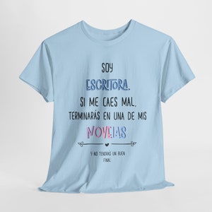 Camiseta Soy escritora/ novelist shirt/writing books shirt/funny writer t-shirt imagen 3