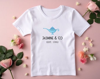 Camiseta Jasmine, Aladdin, Jasmine T-Shirt, Disney Princess Shirt, Gifts for her, Disney Woman Tee,