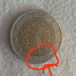 Zeldzame euromunt afbeelding 1