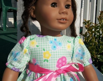 Green Easter Dress for the American Girl