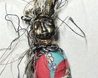 Mini Art Doll - Hope Doll - Stress Doll - Spirit Doll - Goddess Doll - Unique - Gift - Special - Hand Crafted - Meaningful
