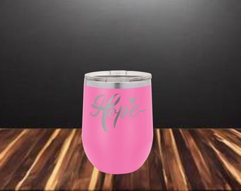 12 onzas. Vaso aislado grabable personalizado