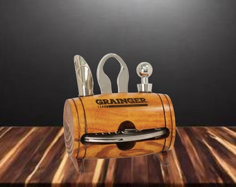 Juegos de regalo de tablas de vino y queso de bambú