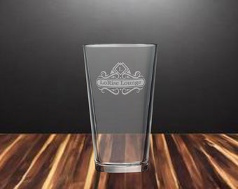 16 onzas. Vaso mezclador de pinta grabable personalizado