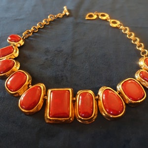 Collier Vintage Créateur Max Debraine - Design Argenté, Métal, En Excellent état