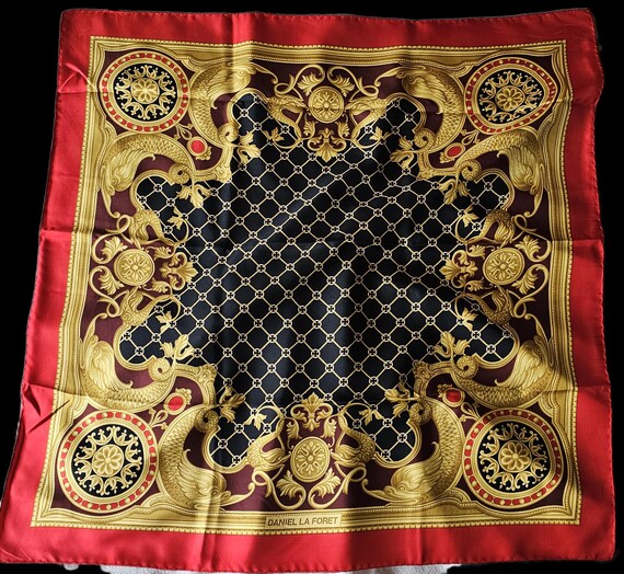 DANIEL LA FORET silk square - image 2