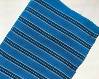 Maasai Shuka Blue Striped Wrap Throw, Blue Maasai Shuka Sarong, Camping Blanket, Picnic Blanket