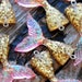 4pcs . Gold Pink Mermaid Tails . Mermaid Pendants Mermaid Charms . Mermaid Party Favors . Bridal Shower Decorations . Always Be A Mermaid