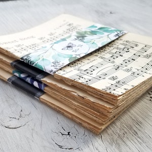 20pcs . Vintage Music Sheets . Collage Papers Scrap Pack . Junk Journal Supplies . Art Journal Ephemera . Mixed Media Collage Art Supplies image 2