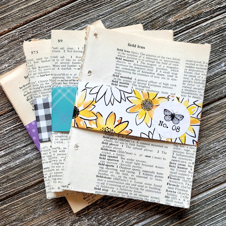 20pcs . Dictionary Paper . Scrap Paper Pack . Junk Journal Supplies . Art Journal Ephemera . Collage Supplies . Vintage Ephemera Book Pages image 3