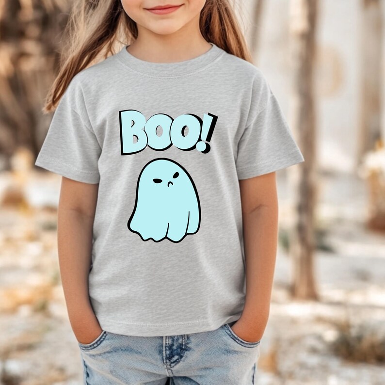 Boo Blue Teal Color Ghost Design Png, Halloween Png Design for ...