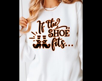 Wenn der Schuh Design Png-Halloween Png Design für Sublimation, sofortiger digitaler Download passt