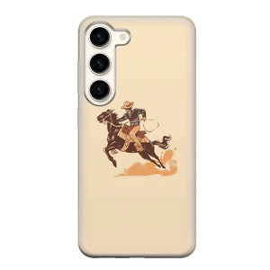 Sheriff Phone Case Cowboy Rodeo Cover for Samsung Galaxy S24Ultra, S23FE ,S22, A15, A54, A53, iPhone 15Pro, 14, 13, 12, 11, Pixel 8,7 Pro, 6 1