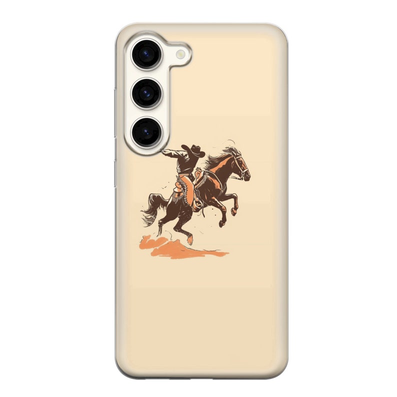 Sheriff Phone Case Cowboy Rodeo Cover for Samsung Galaxy S24Ultra, S23FE ,S22, A15, A54, A53, iPhone 15Pro, 14, 13, 12, 11, Pixel 8,7 Pro, 6 image 4