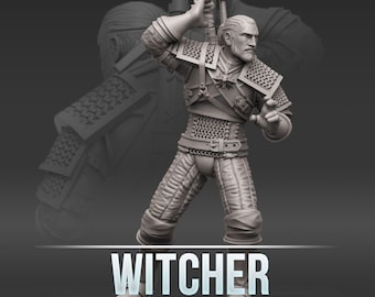 Modello 3D di The Witcher unico per la tua collezione
