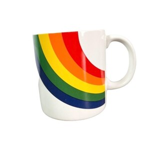 Vintage F.T.D.A Rainbow Pride Coffee Cup Mug